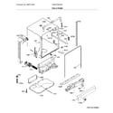 Electrolux E24ID75SPS3A tub & frame diagram