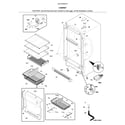 Kenmore 25327003412 cabinet diagram