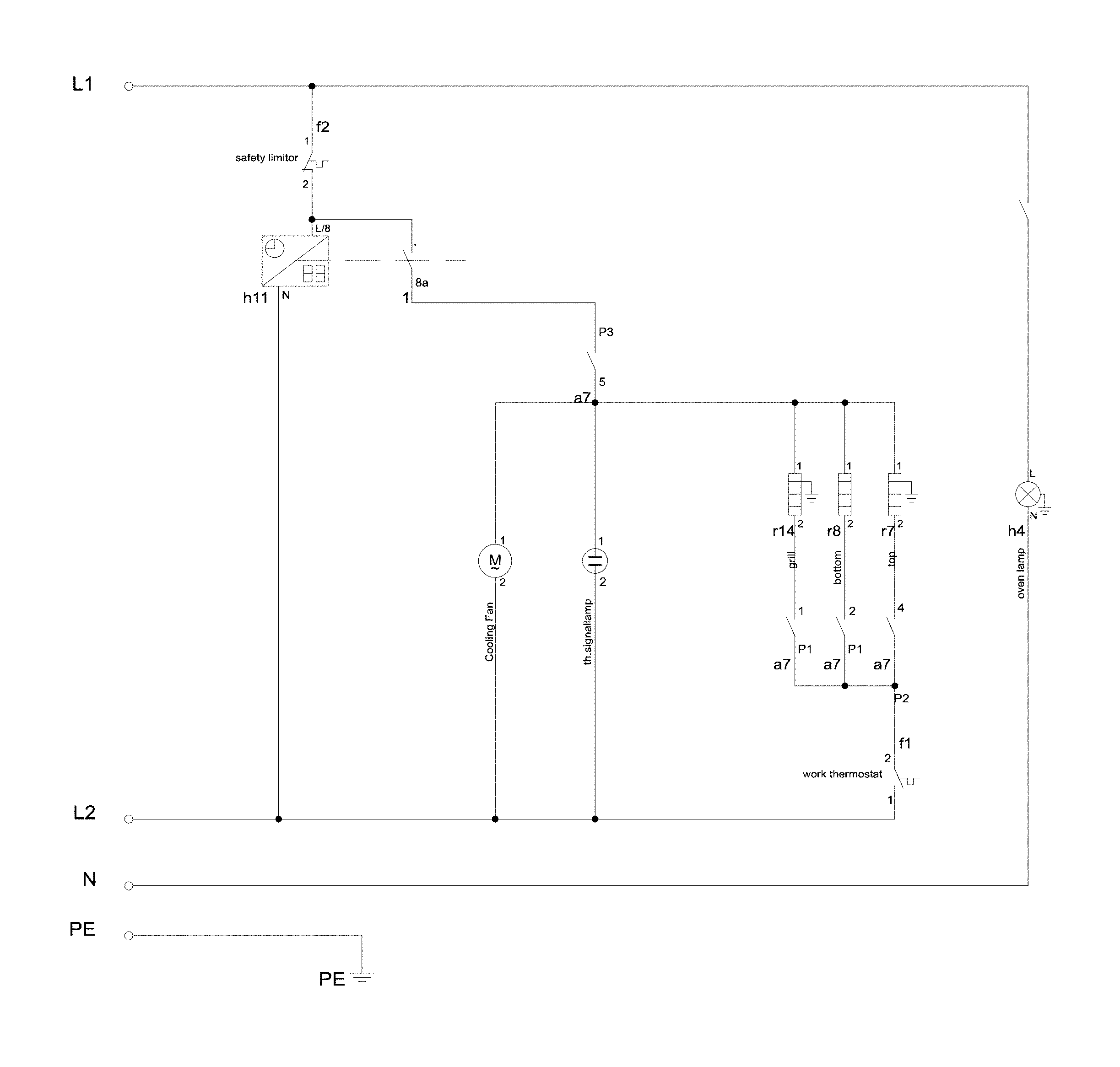 Frigidaire FFEH2422UW wiring diagram diagram