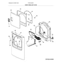 Frigidaire FFRG4120SW1 front panel/lint filter diagram