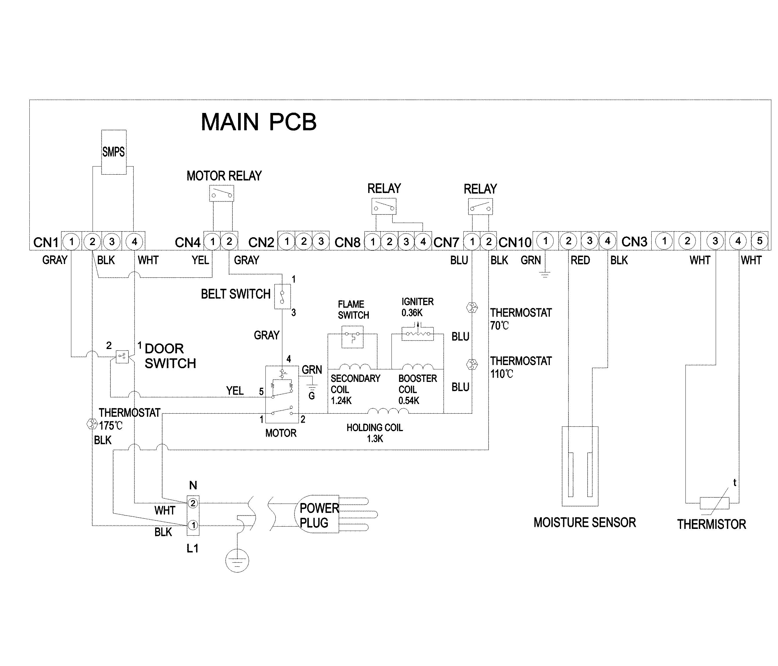 Frigidaire FFRG4120SW1 wiring diagram diagram
