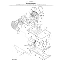 Kenmore 41761732811 motor/blower/belt diagram