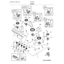 Frigidaire FFGC3626SWE burner diagram