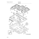 Frigidaire FGGC3047QBE cook top diagram