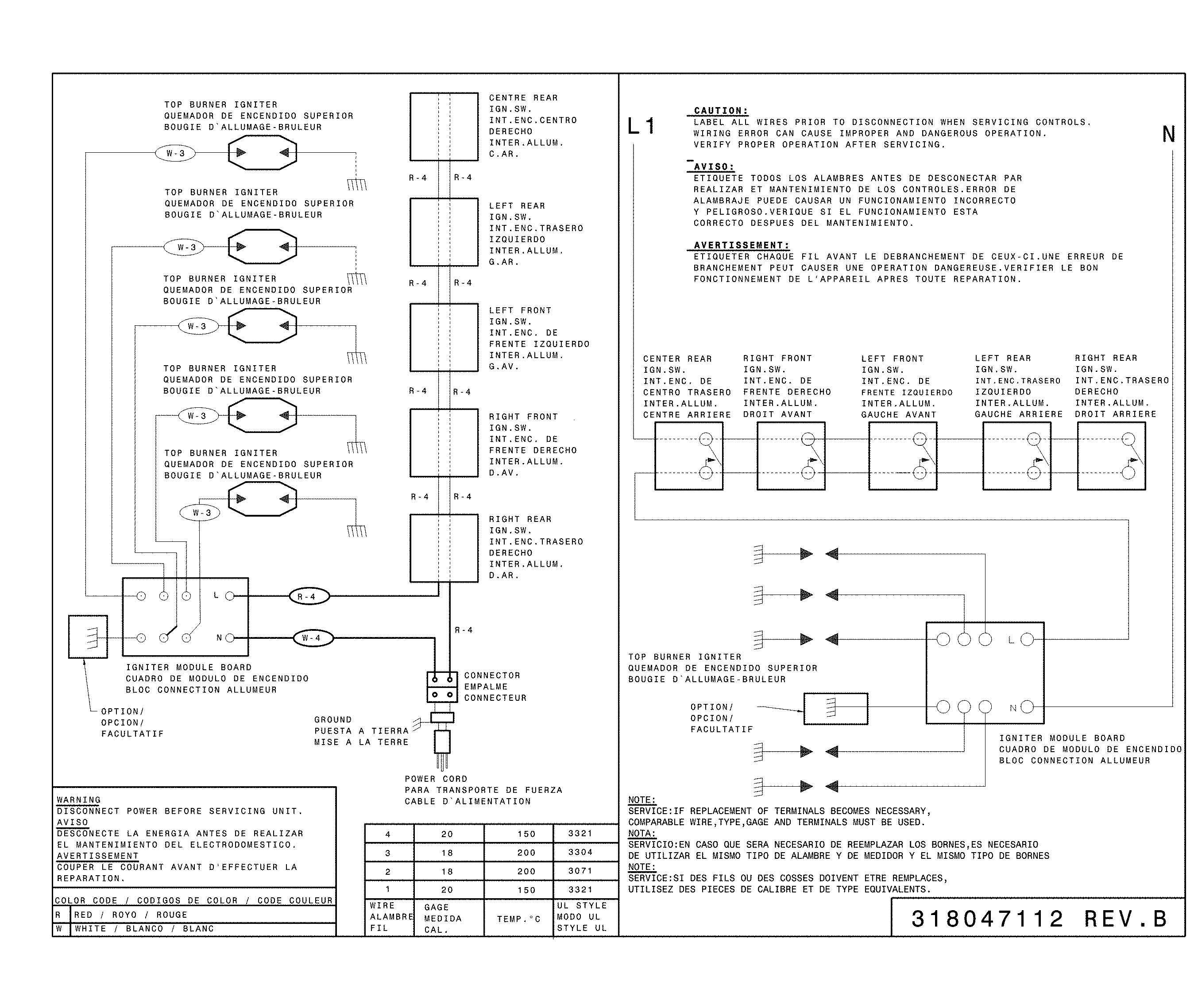 Electrolux EW36GC55PS4 wiring diagram diagram