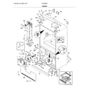 Frigidaire LGHB2869TF1 cabinet diagram