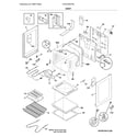 Frigidaire CFEF3055TSC body diagram