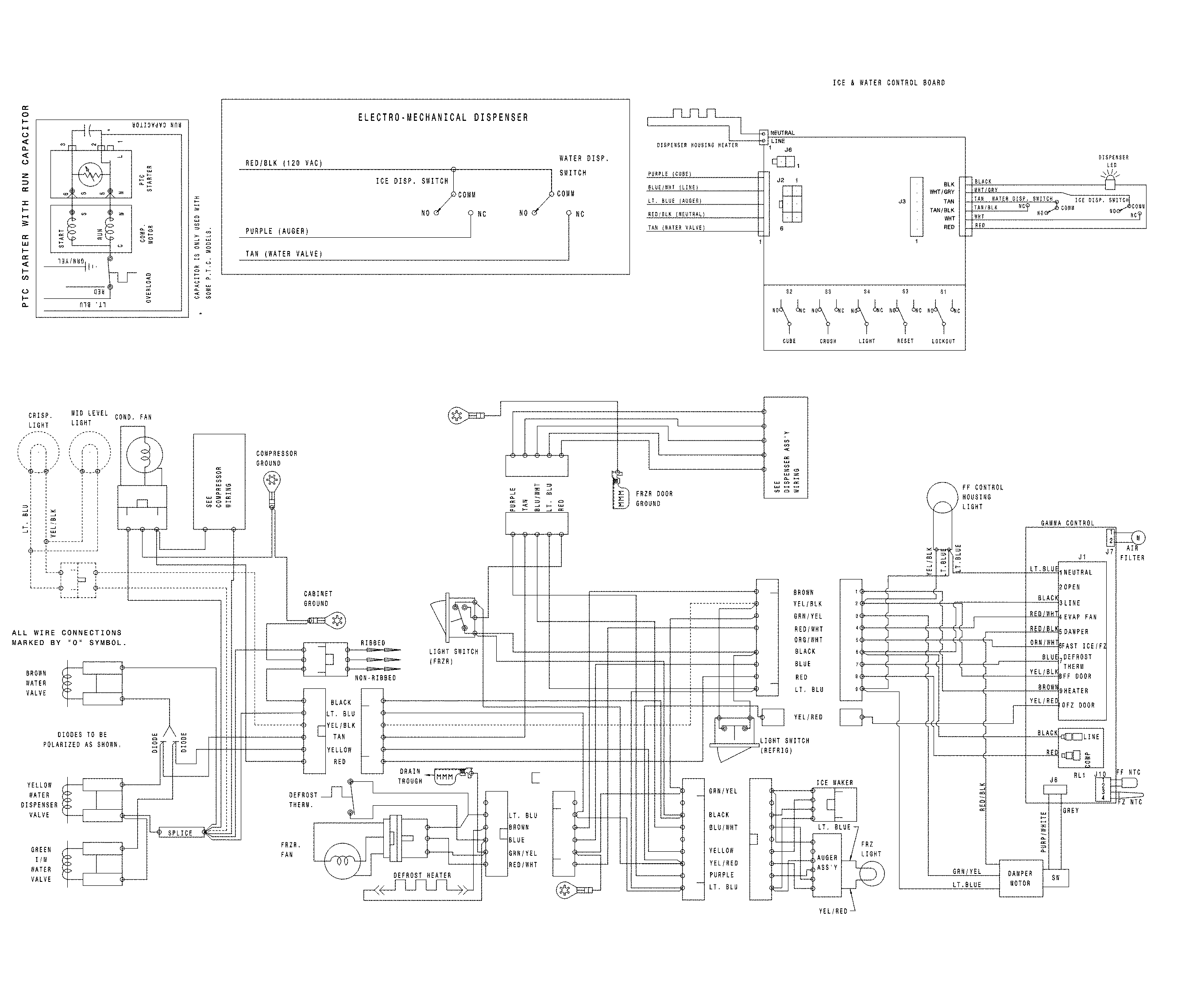 Frigidaire LFSS2312TF1 wiring diagram diagram