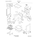 Frigidaire CFEF3012UWC body diagram