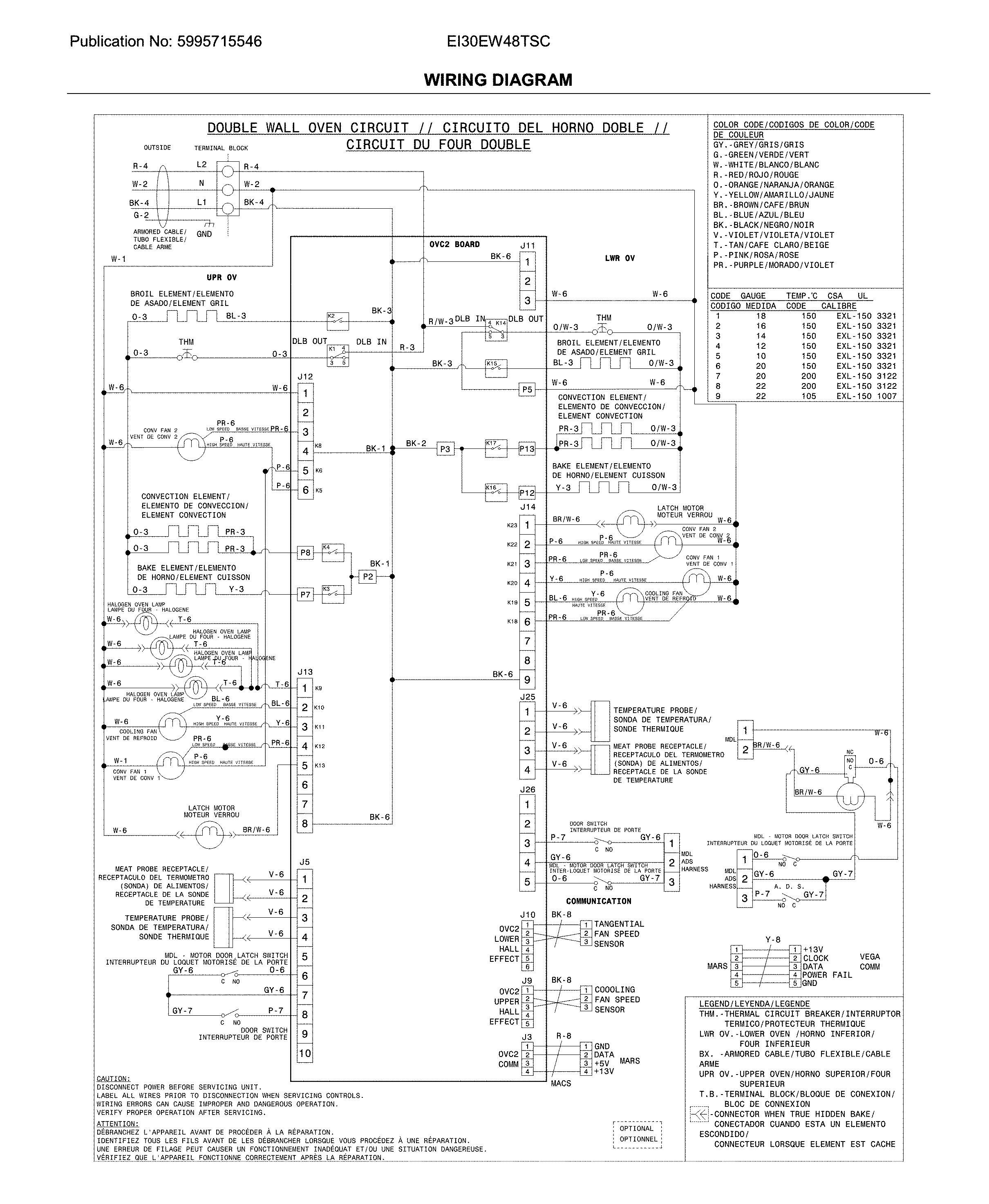 Electrolux EI30EW48TSC wiring diagram diagram