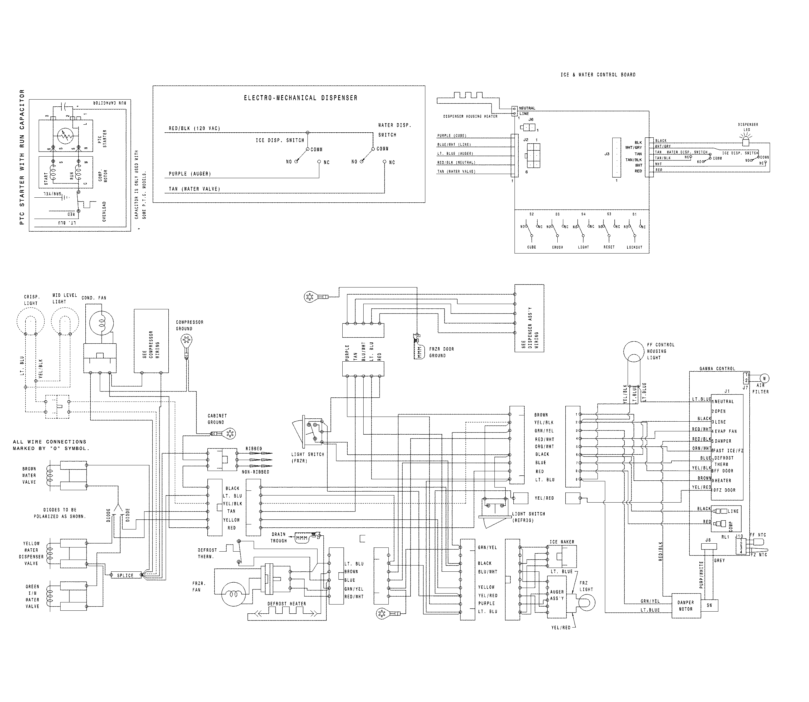 Frigidaire LFSS2612TF2 wiring diagram diagram