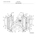 Electrolux E23BC79SPS5 fresh food door diagram
