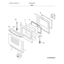 Frigidaire FCRE305CAWA door diagram