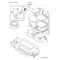 Frigidaire LFHD2251TF4 shelf diagram