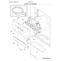 Frigidaire LFHD2251TF4 dispenser diagram