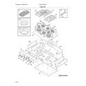 Electrolux E36GC76PRS5 cook top diagram