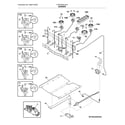 Frigidaire FCRG305LAFA burner diagram