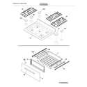 Frigidaire FCRG305LAFA top/drawer diagram