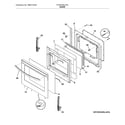Frigidaire FCRG305LAFA door diagram