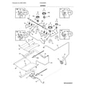 Frigidaire FGGS3065PBM burner diagram
