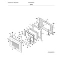 Frigidaire FGGS3065PFR door diagram