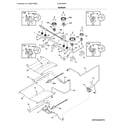 Frigidaire FGGS3065PBU burner diagram