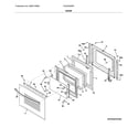 Frigidaire FGGS3065PBU door diagram