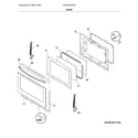 Frigidaire CFEF3052TSD door diagram