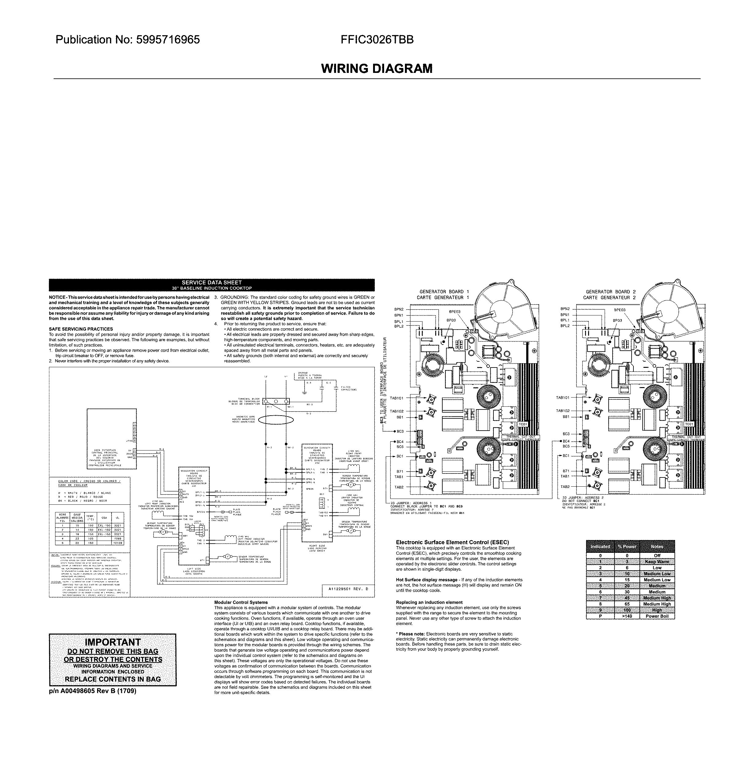 Frigidaire FFIC3026TBB wiring diagram diagram