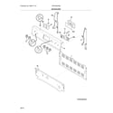 Frigidaire FFEF3052TBD backguard diagram