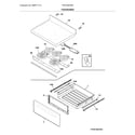 Frigidaire FFEF3052TBD top/drawer diagram