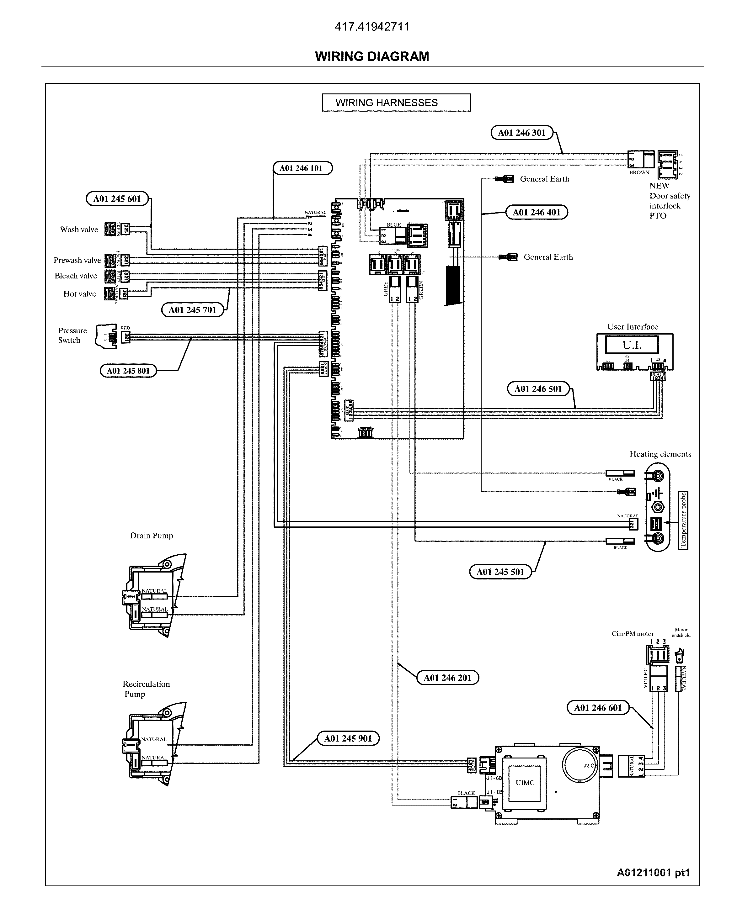 Kenmore 41741942711 wiring diagram diagram