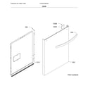 Frigidaire FGID2479SD3A door diagram