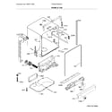 Frigidaire FGID2479SD3A frame & tub diagram
