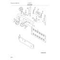 Frigidaire FFEF3011LWJ backguard diagram