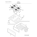 Frigidaire FFEF3011LWJ top/drawer diagram