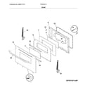 Frigidaire FFEF3011LWJ door diagram