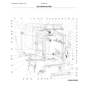 Frigidaire FDB2410HIC3B tub / water delivery diagram