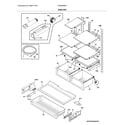 Frigidaire FGHB2868TD6 shelves diagram