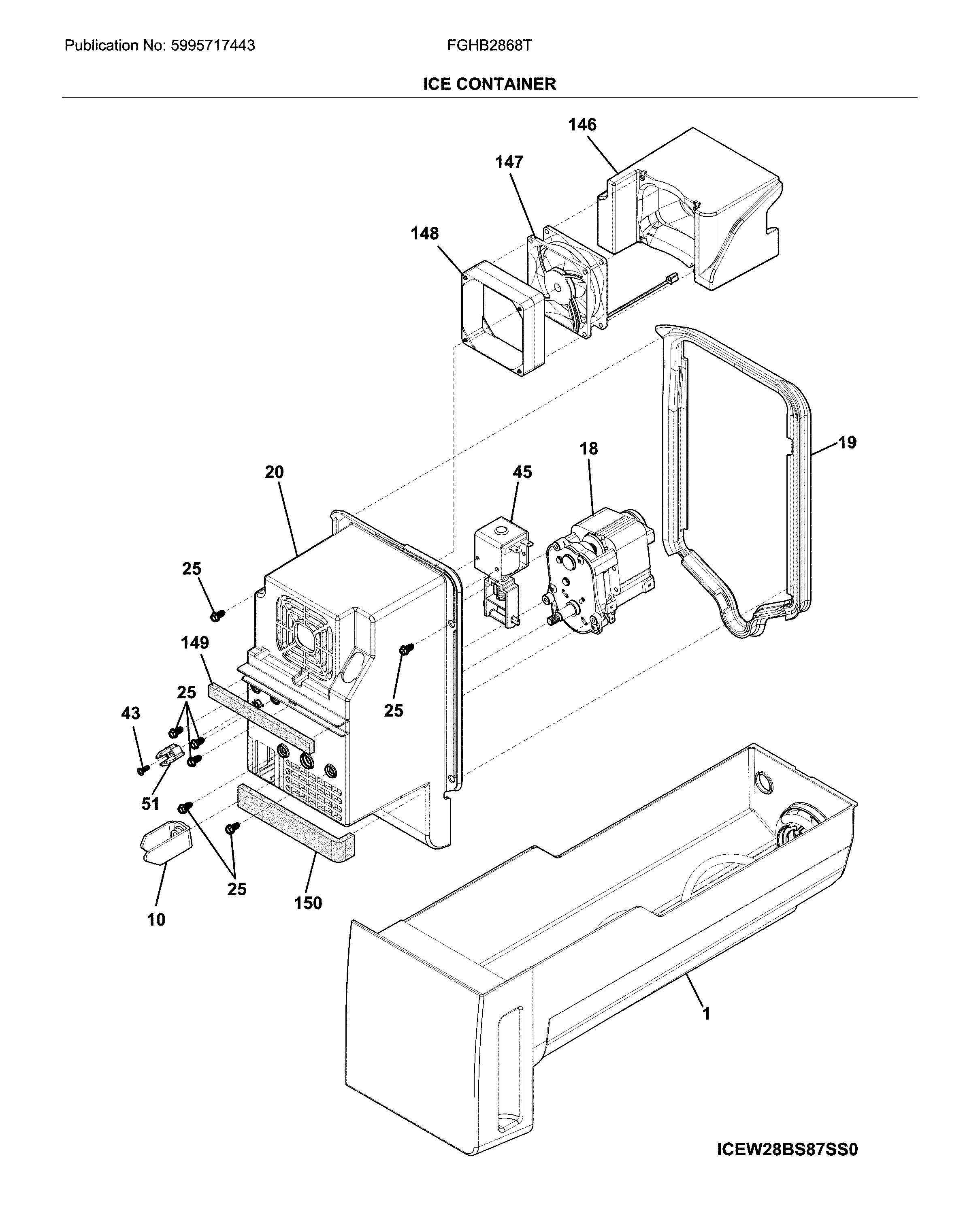 Frigidaire FGHB2868TD6 container diagram