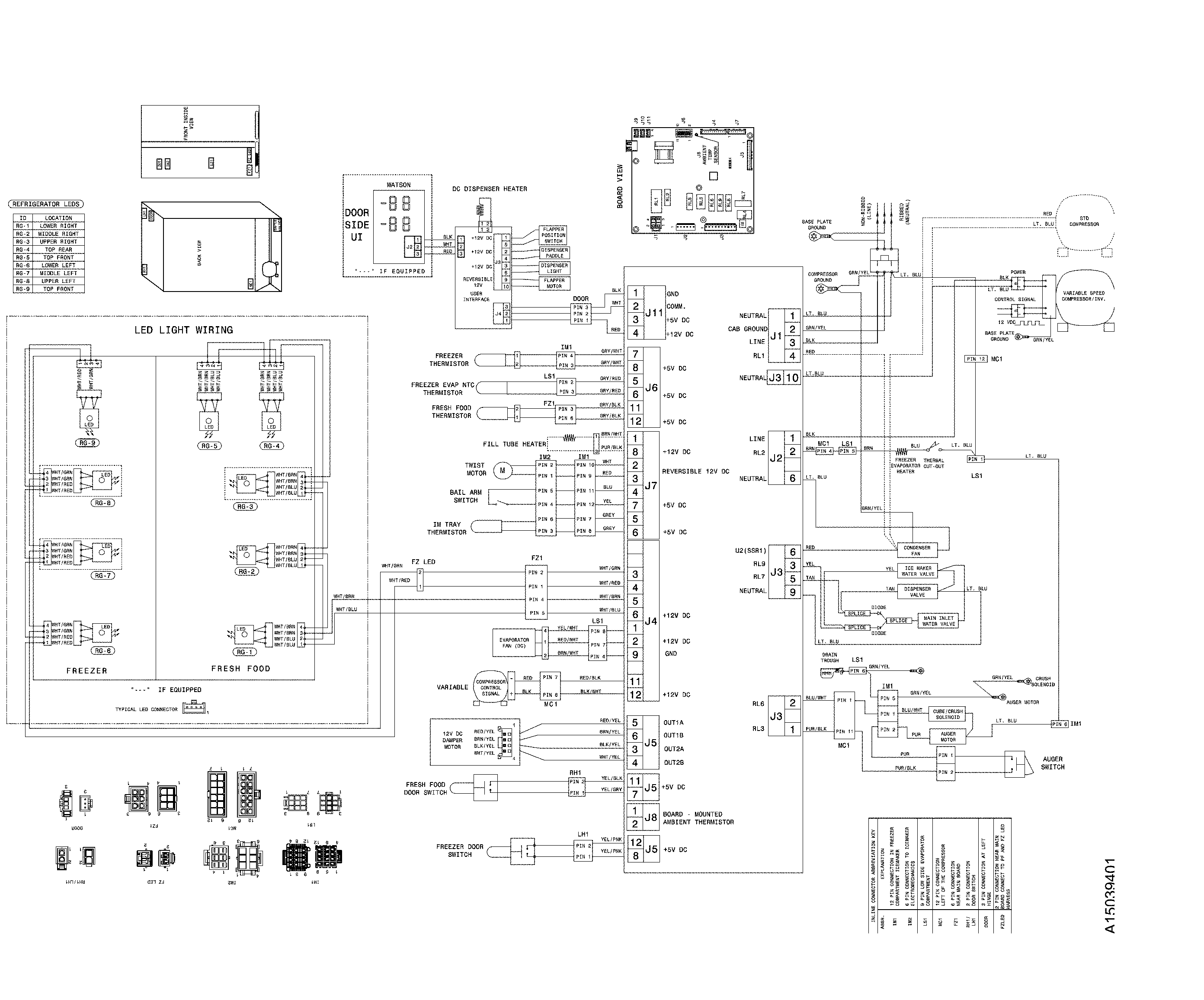 Frigidaire FGSS2635TF9 wiring schematic diagram