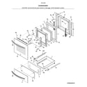 Kenmore 79040309412 door/drawer diagram