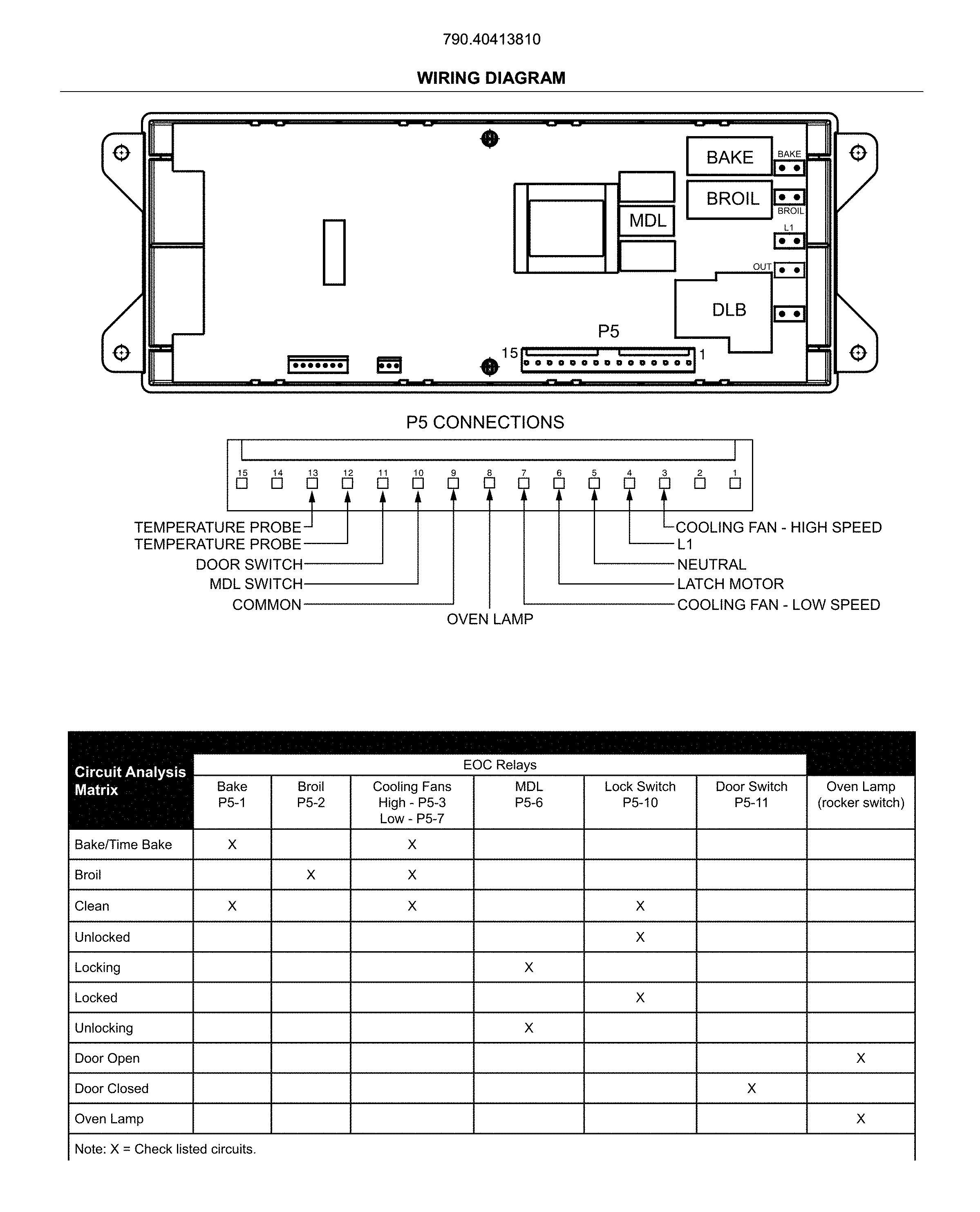 Kenmore 79040413810 wiring diagram diagram