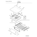 Frigidaire GCRE306CADA top/drawer diagram