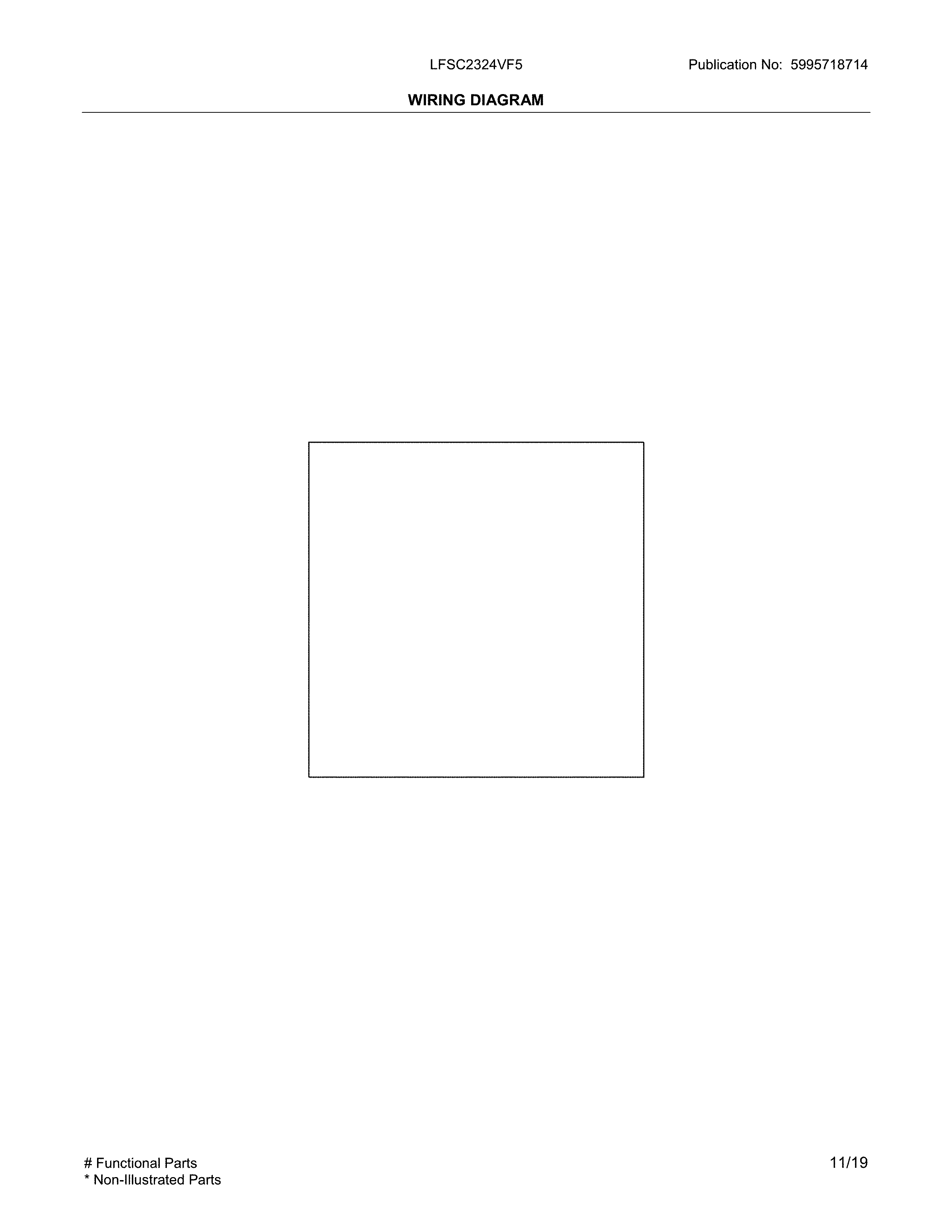 Frigidaire LFSC2324VF5 wiring diagram diagram