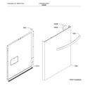 Frigidaire FDSH4501AS0A door diagram