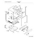 Frigidaire FDSH4501AS0A frame diagram