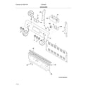 Frigidaire FFEF3054TWJ backguard diagram