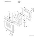 Frigidaire FFEF3054TWJ door diagram