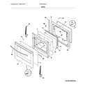 Frigidaire LFEF3054TFJ door diagram